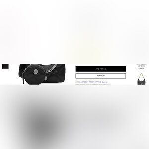 Kurt Geiger Multi Small Quilted Crossbody pouch